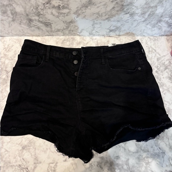 Old Navy High Wasted Button Up Shorts - Picture 2 of 3